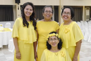 The Council of Elders: Mary Jean Ciocon, Evangeline Naingue, Socorro Traifalgar, Jean Banay